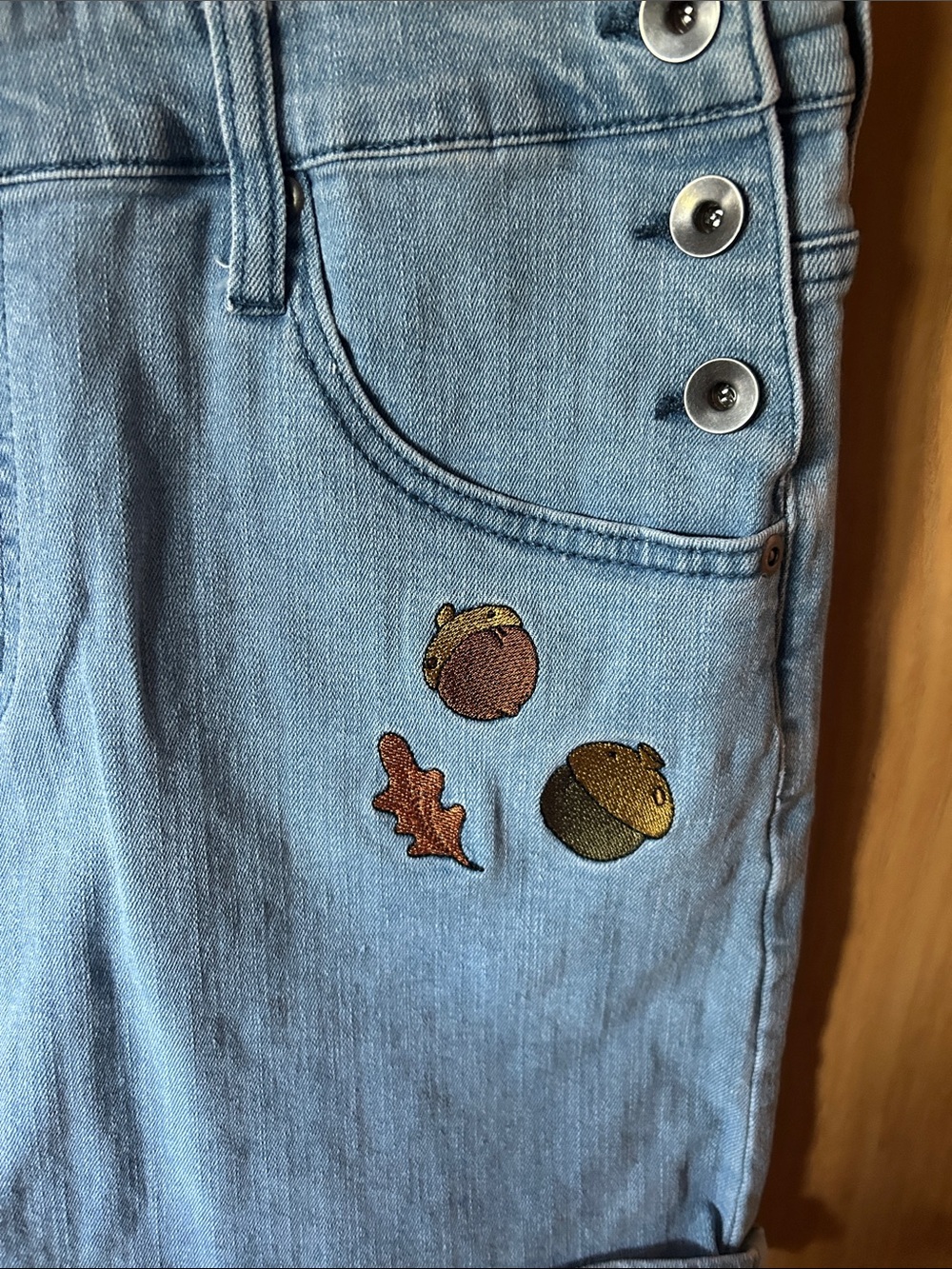 Her Universe Chip 'N' Dale Acorn Shortalls - Picture 4 of 6